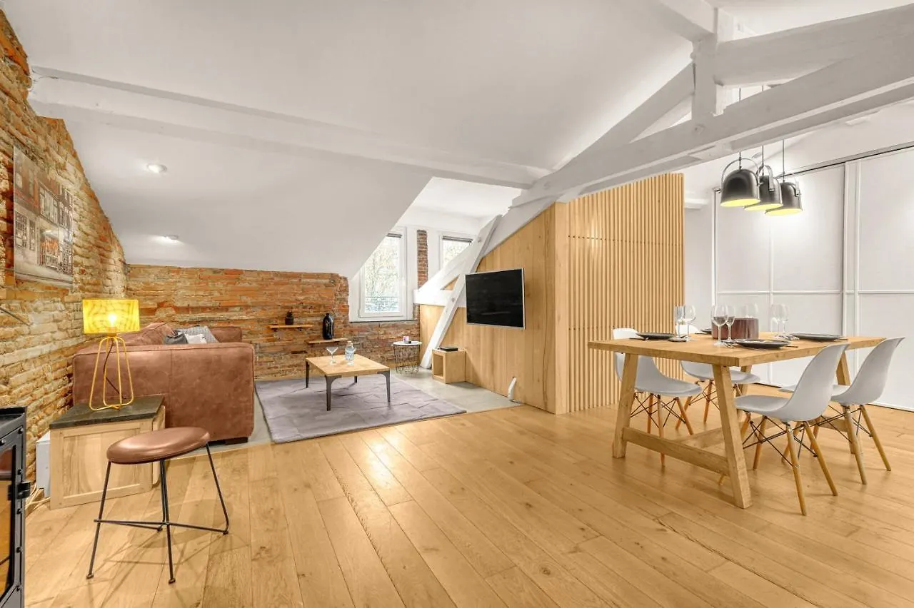 טולוז Le Brandy - Charmant Loft Climatise De 42M² דירה